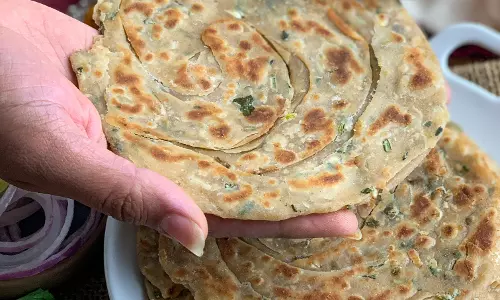 लच्छा पराठा रेसिपी