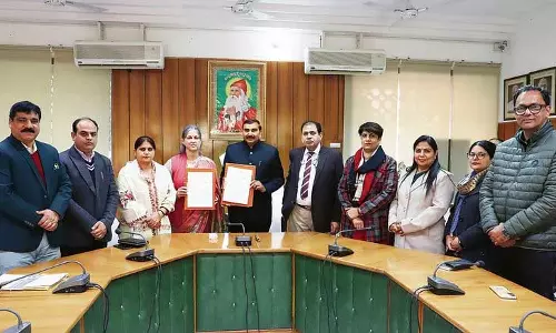 Haryana : हिसार,भिवानी विश्वविद्यालयों ने ज्ञापन पर हस्ताक्षर किये Haryana : हिसार,भिवानी विश्वविद्यालयों ने ज्ञापन पर हस्ताक्षर किये