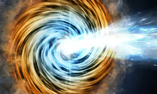 पृथ्वी से 12.9 बिलियन प्रकाश वर्ष दूर एक विशालकाय Black Hole देखा गया