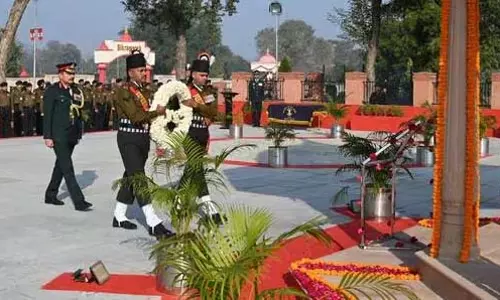 Bathinda: सेना दिवस पर शहीद सैनिकों को श्रद्धांजलि देने पुष्पांजलि समारोह मनाया
