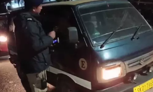 Sikkim की नामची पुलिस ने शराब पीकर गाड़ी चलाने वालों पर कार्रवाई