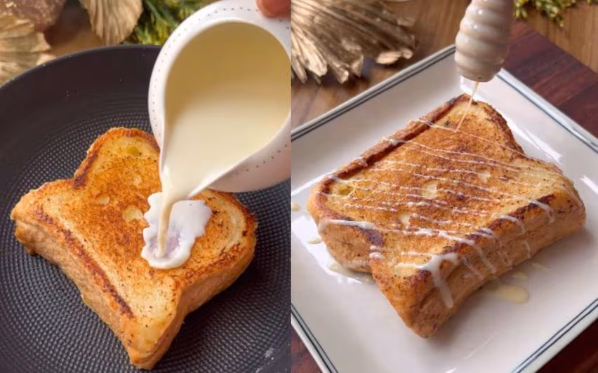 Banana Milk Toast मिलेगी भरपूर एनर्जी Banana Milk Toast मिलेगी भरपूर एनर्जी
