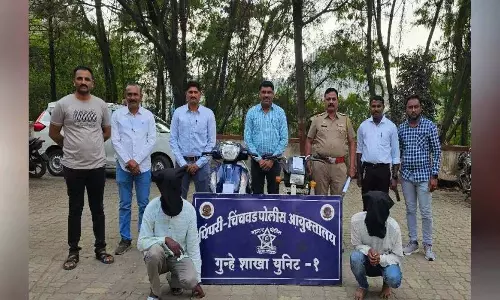 Pimpri: वाहन चोरी के आरोप में दो गिरफ्तार, आठ दोपहिया वाहन जब्त
