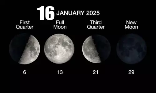 Moon Phase: अपने चंद्र चक्र के वानिंग गिबस चरण में, 92% प्रकाशित Moon Phase: अपने चंद्र चक्र के वानिंग गिबस चरण में, 92% प्रकाशित
