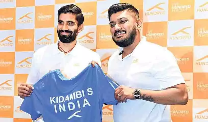 बैडमिंटन आइकन Srikanth Kidambi के साथ हंड्रेड टीम जुड़ी