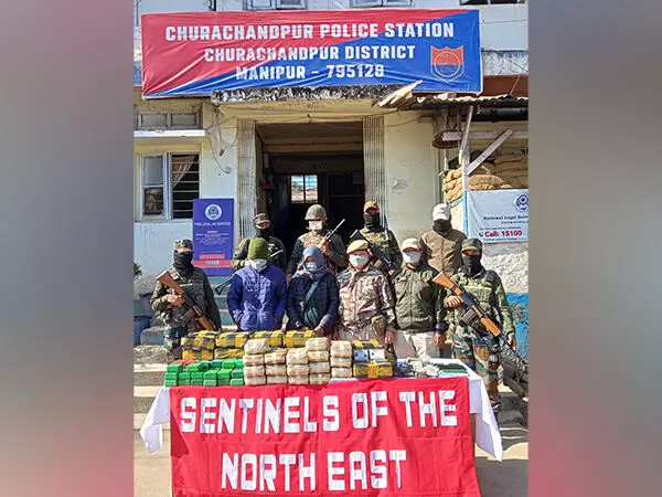 Assam Rifles ने 62 करोड़ रुपये की नशीली दवाओं के साथ 2 लोगों को किया गिरफ्तार