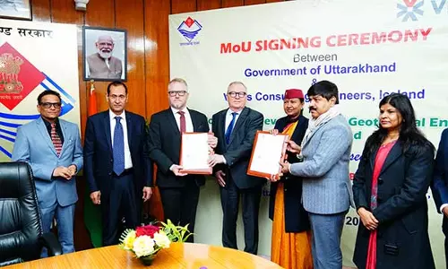 Uttarakhand सरकार ने आइसलैंड की फर्म के साथ समझौता ज्ञापन पर हस्ताक्षर किए