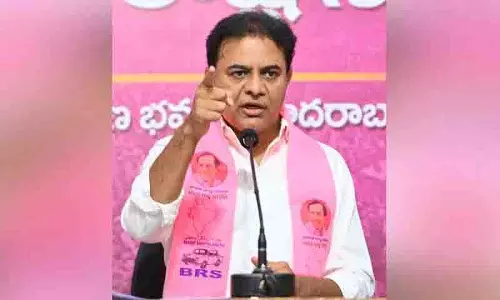 KT Rama Rao ने दिल्ली विधानसभा चुनाव में चुनावी वादों को लेकर रेवंत रेड्डी की आलोचना की KT Rama Rao ने दिल्ली विधानसभा चुनाव में चुनावी वादों को लेकर रेवंत रेड्डी की आलोचना की