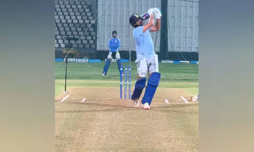 Rohit Sharma ने चैंपियंस ट्रॉफी से पहले कई सिग्नेचर शॉट लगाए और अभ्यास किया
