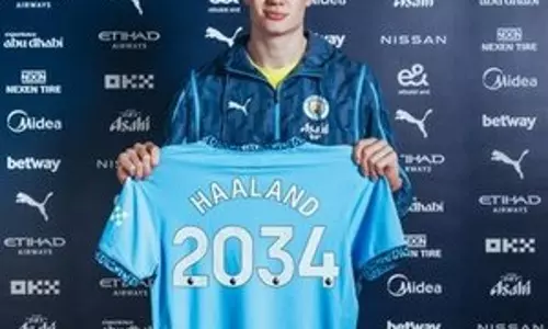 Haaland ने मैनचेस्टर सिटी के साथ 2034 तक अनुबंध विस्तार पर हस्ताक्षर किए