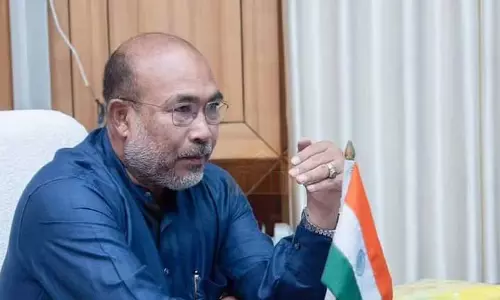 Manipur के मुख्यमंत्री ने इंफाल पश्चिम में ड्रोन बम विस्फोट की घटना की निंदा की