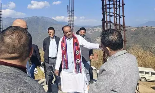 Nagaland : राज्य मंत्री दुर्गादास उइके ने किफिरे आकांक्षी जिले का दौरा किया