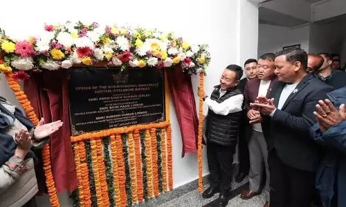 Sikkim के मुख्यमंत्री ने डेंटम में नवनिर्मित एसडीएम कार्यालय का उद्घाटन