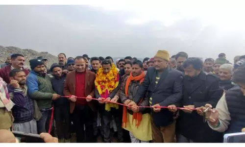 जसरोटिया ने पंचायत Borthan दक्षिण में जल शक्ति योजना की आधारशिला रखी