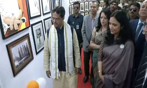 CM माणिक साहा ने पुलिस सप्ताह के उपलक्ष्य में अगरतला में कला और शिल्प प्रदर्शनी का किया उद्घाटन