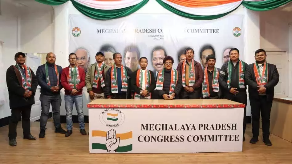 Meghalaya : वकील तैलिन लिंग्खोई राज्य कांग्रेस में शामिल