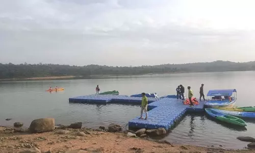 गगनई जलाशय भा रहा पर्यटकों को, उमड़ी भीड़ गगनई जलाशय भा रहा पर्यटकों को, उमड़ी भीड़