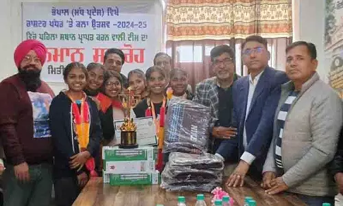 Fazilka की लड़कियों ने राष्ट्रीय कला महोत्सव में स्वर्ण पदक जीता