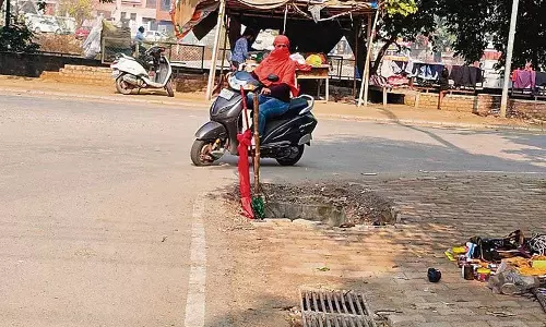 Haryana : क्षतिग्रस्त सीवर दुर्घटना का खतरा पैदा करते