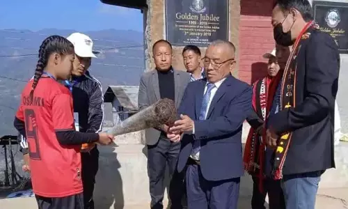 Nagaland : सेचेकू रेंज स्पोर्ट्स एसोसिएशन की 57वीं मीट चिज़ामी में शुरू Nagaland : सेचेकू रेंज स्पोर्ट्स एसोसिएशन की 57वीं मीट चिज़ामी में शुरू