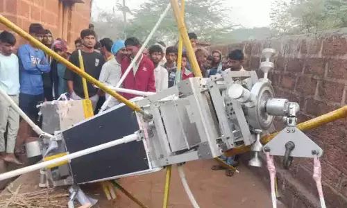 Hyderabad से भेजा गया सैटेलाइट पेलोड बैलून कर्नाटक के बीदर में गिरा