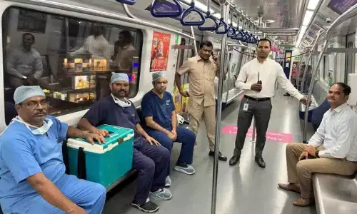 13 मिनट में 13 किलोमीटर, Hyderabad मेट्रो के ग्रीन कॉरिडोर ने बचाई जान 13 मिनट में 13 किलोमीटर, Hyderabad मेट्रो के ग्रीन कॉरिडोर ने बचाई जान