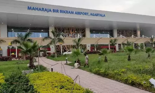 Tripura : अगरतला हवाई अड्डे को उच्च श्रेणी में अपग्रेड किया गया