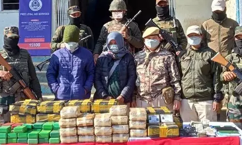 Manipur में 62 करोड़ रुपये मूल्य की ड्रग्स जब्त, दो गिरफ्तार