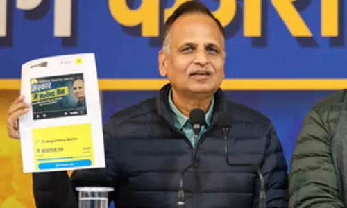 दिल्ली चुनाव : आप प्रत्याशी सत्येंद्र जैन को जनता से मिला 40 लाख रुपये का चंदा