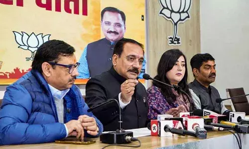भाजपा ने केजरीवाल, सिसोदिया की आय, ऋण खुलासे पर सवाल उठाए भाजपा ने केजरीवाल, सिसोदिया की आय, ऋण खुलासे पर सवाल उठाए