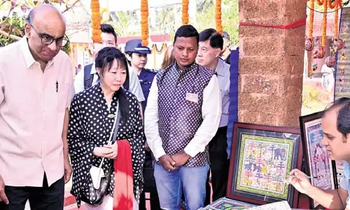 राष्ट्रपति थर्मन शनमुगरत्नम ने रघुराजपुर का दौरा किया, Odisha की विरासत की सराहना की