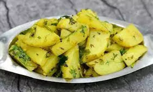 Goan Batata Bhaji नोट करें आसान रेसिपी