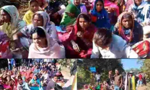 धमतरी जिले में किसानों का चक्काजाम, आवागमन प्रभावित