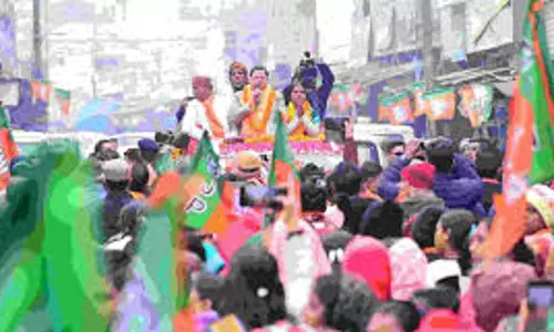 Champawat: सीएम धामी का रोड शो, विकास के नाम पर मांगे वोट