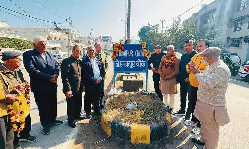 Haryana : विधायक अरोड़ा ने यमुनानगर में किया चौक का उद्घाटन