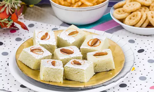 बादाम बर्फी रेसिपी