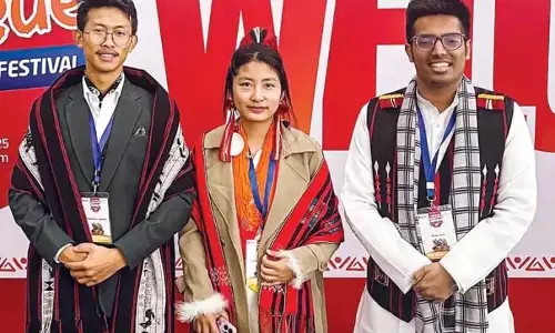 Nagaland के युवा आइकन युवा नेता संवाद में राज्य का प्रतिनिधित्व करते Nagaland के युवा आइकन युवा नेता संवाद में राज्य का प्रतिनिधित्व करते