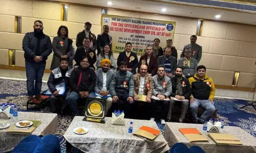 SC-ST/बीसी देव निगम के लिए क्षमता निर्माण कार्यक्रम आयोजित
