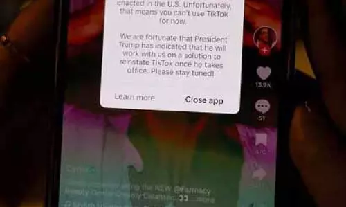 TikTok अमेरिका के उपयोगकर्ताओं के लिए बंद