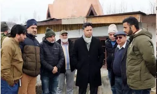 DC श्रीनगर ने विकास स्थलों का दौरा किया