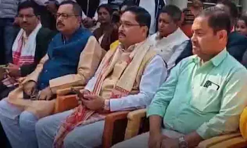 Assam भाजपा अध्यक्ष सैकिया ने बारपेटा सत्र का दौरा किया, विकास योजनाओं का अनावरण