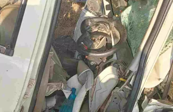 रामायण मंडली हादसे का शिकार, दंपति की मौत रामायण मंडली हादसे का शिकार, दंपति की मौत
