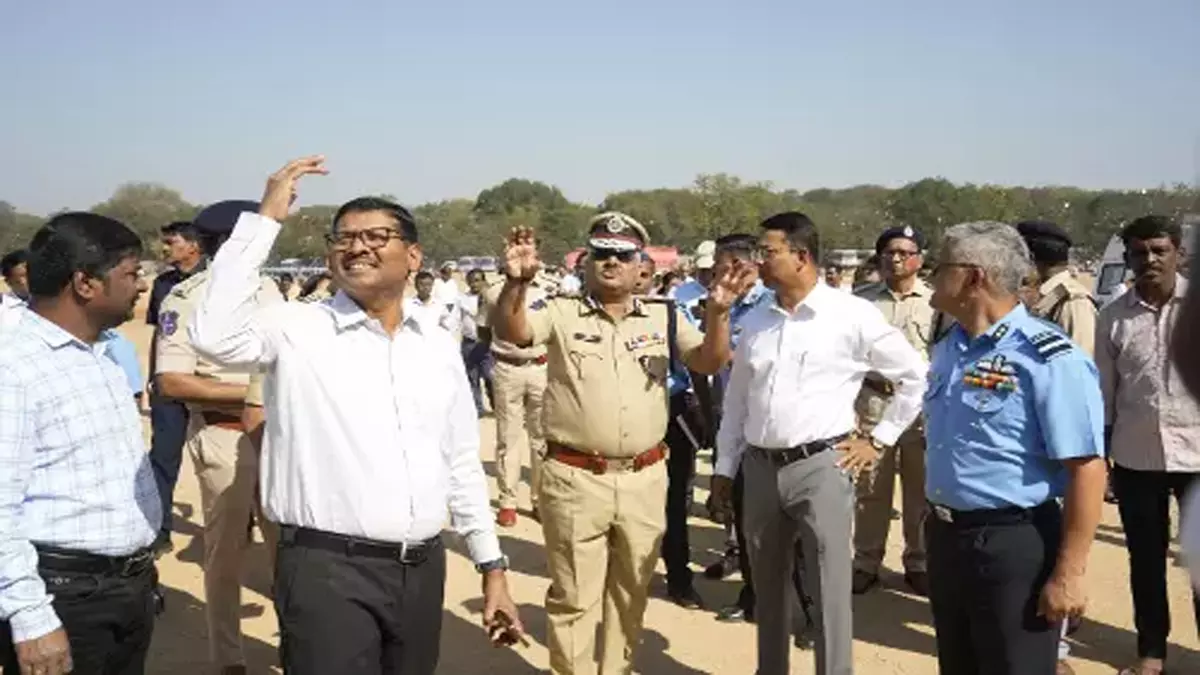 Secunderabad परेड ग्राउंड में गणतंत्र दिवस समारोह की व्यवस्थाओं की समीक्षा की गई Secunderabad परेड ग्राउंड में गणतंत्र दिवस समारोह की व्यवस्थाओं की समीक्षा की गई