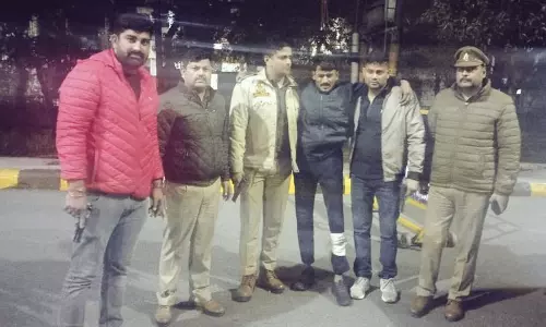 पुलिस और बदमाशों के गैंग के बीच मुठभेड़ में चार नेपाल के रहने वाले बदमाश गिरफ्तार