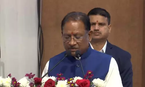 CM साय ने दीनदयाल उपाध्याय भूमिहीन कृषि मजदूर कल्याण योजना का किया शुभारंभ CM साय ने दीनदयाल उपाध्याय भूमिहीन कृषि मजदूर कल्याण योजना का किया शुभारंभ