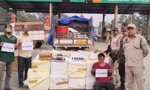 Assam: कछार में एक करोड़ रुपये मूल्य का कफ सिरप और गांजा जब्त