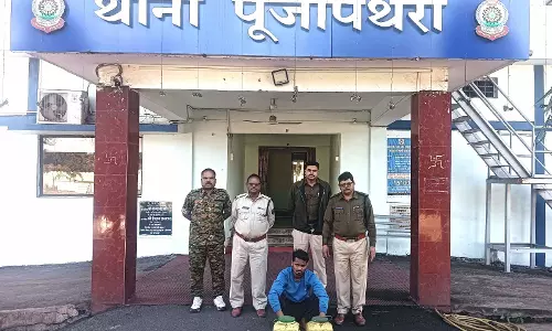 ईंट भट्ठे में पुलिस की रेड, महुआ शराब बनाते एक गिरफ्तार