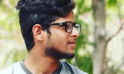 Hyderabad छात्र मृत अंत बेटा मेला एन एस