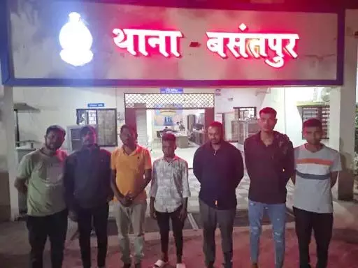 सब्जी मंडी से 7 जुआरी गिरफ्तार, पुलिस ने मारी रेड