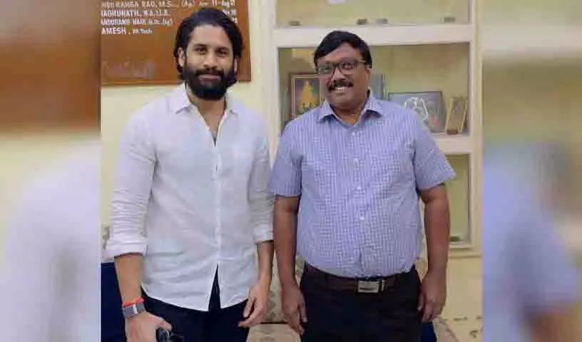 Hyderabad: अभिनेता नागा चैतन्य खैरताबाद आरटीओ में देखे गए Hyderabad: अभिनेता नागा चैतन्य खैरताबाद आरटीओ में देखे गए